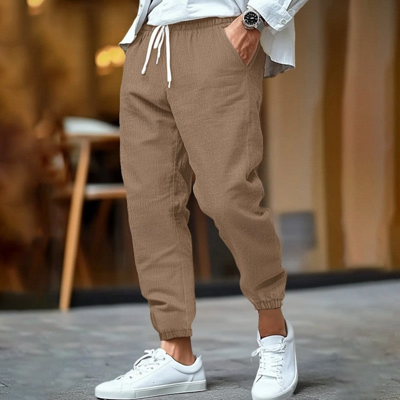 Men'S Pants Summer Breathable Cuff Pants
