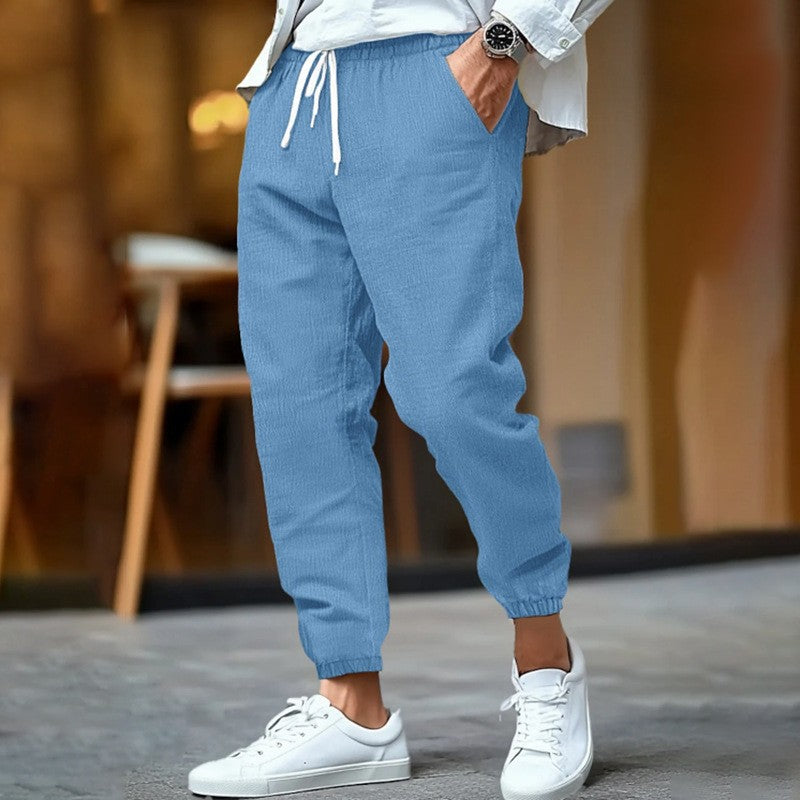 Men'S Pants Summer Breathable Cuff Pants