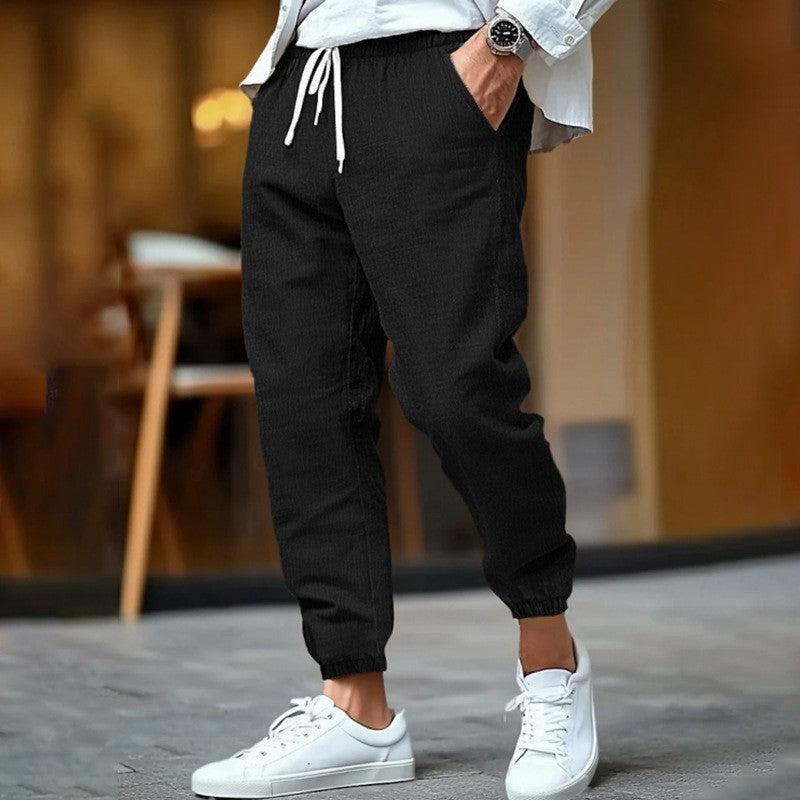 Men'S Pants Summer Breathable Cuff Pants